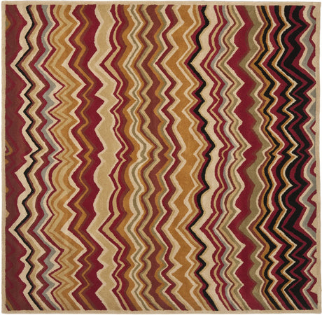 Safavieh Wyndham 7'-0" x 7'-0" Rug in Red / Multi