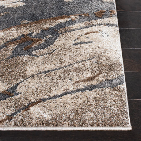 Safavieh Pacific 4'-5" x 6'-5" Rug in Dark Grey / Beige