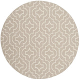 Safavieh Montauk 6'-0" x 6'-0" Rug in Grey / Ivory