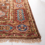 Safavieh Samarkand 6'-0" x 9'-0" Rug in Brown / Rust