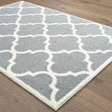 Oriental Weavers Sphinx Verona 529H6 Grey / Ivory Rugs - angle detail