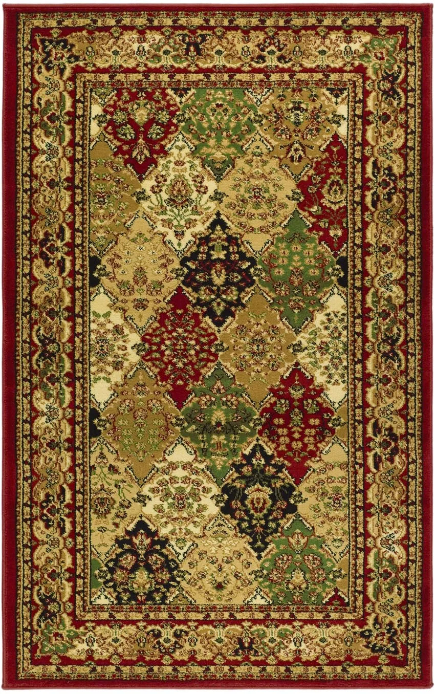 Safavieh Lyndhurst 3'-3" x 5'-3" Rug in Multi / Red