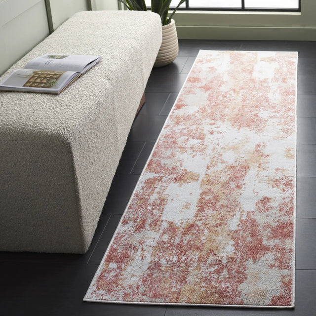 Safavieh Bayside 2'-2" x 8'-0" Rug in Ivory / Orange Beige