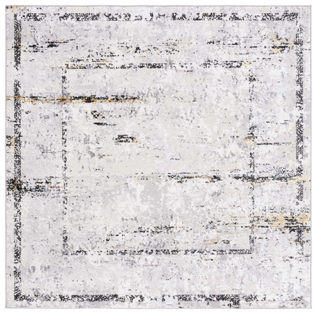 Safavieh Amelia 6'-7" x 6'-7" Rug in Grey / Gold