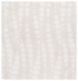 Safavieh Rumi Shag 6'-7" x 6'-7" Rug in Ivory / Light Beige