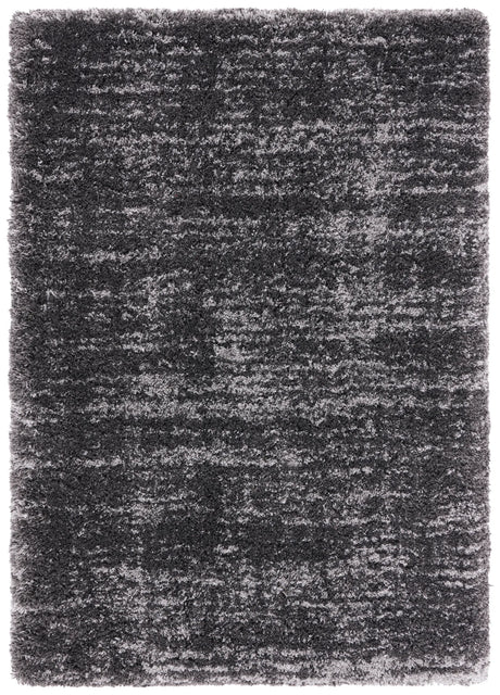 Safavieh Iceland Shag 4'-0" x 6'-0" Rug in Dark Grey / Ivory