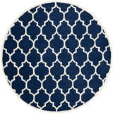 Safavieh Chatham 5'-0" x 5'-0" Rug in Dark Blue / Ivory