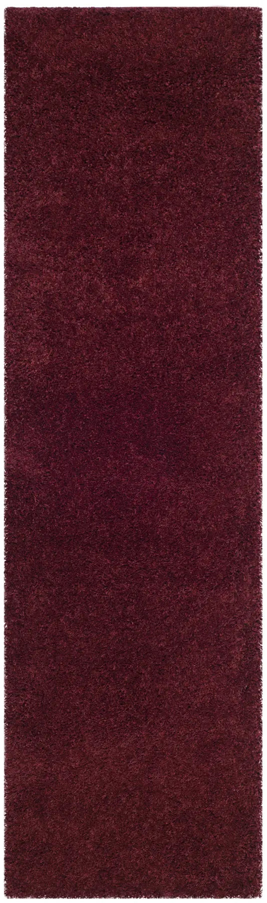 Safavieh Sgl-Laguna Shag 2'-3" x 10'-0" Rug in Maroon