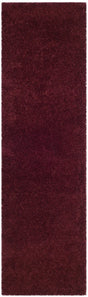 Safavieh Sgl-Laguna Shag 2'-3" x 10'-0" Rug in Maroon