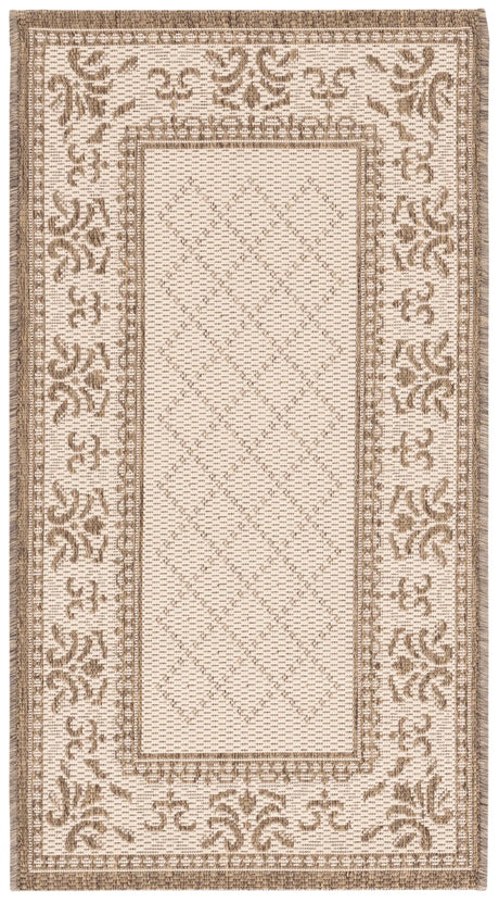 Safavieh Courtyard 2'-0" x 3'-7" Rug in Natural / Brown