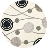 Safavieh Soho 6'-0" x 6'-0" Rug in Ivory / Grey