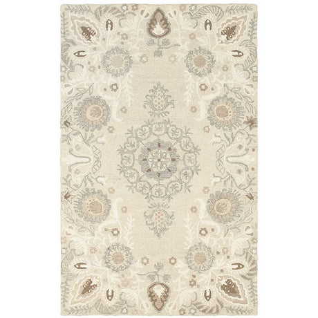 Oriental Weavers Sphinx Craft 93000 Sand / Ash Rugs - main flat