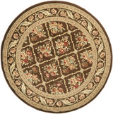 Safavieh Lyndhurst 5'-3" x 5'-3" Rug in Brown / Brown