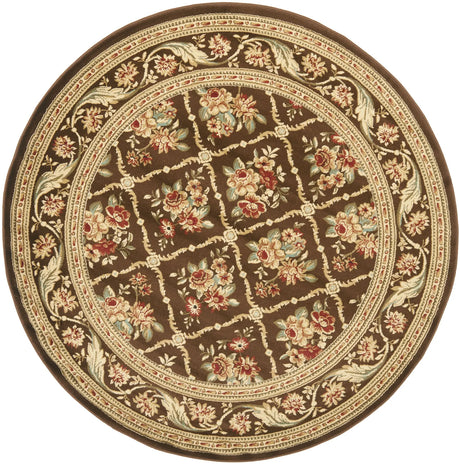Safavieh Lyndhurst 5'-3" x 5'-3" Rug in Brown / Brown