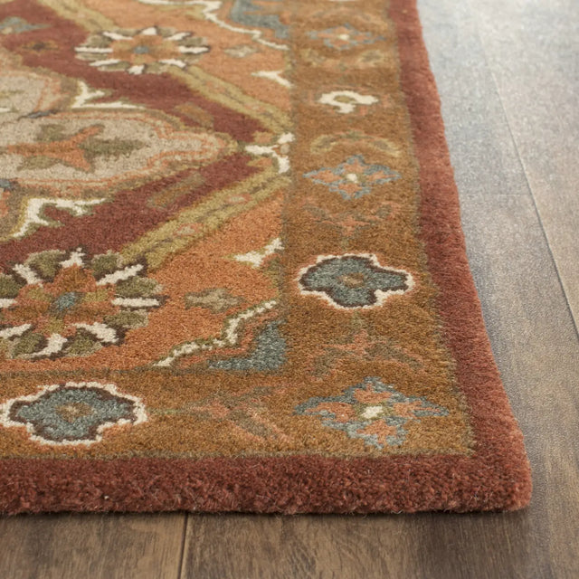 Safavieh Heritage 2'-3" x 8'-0" Rug in Rust