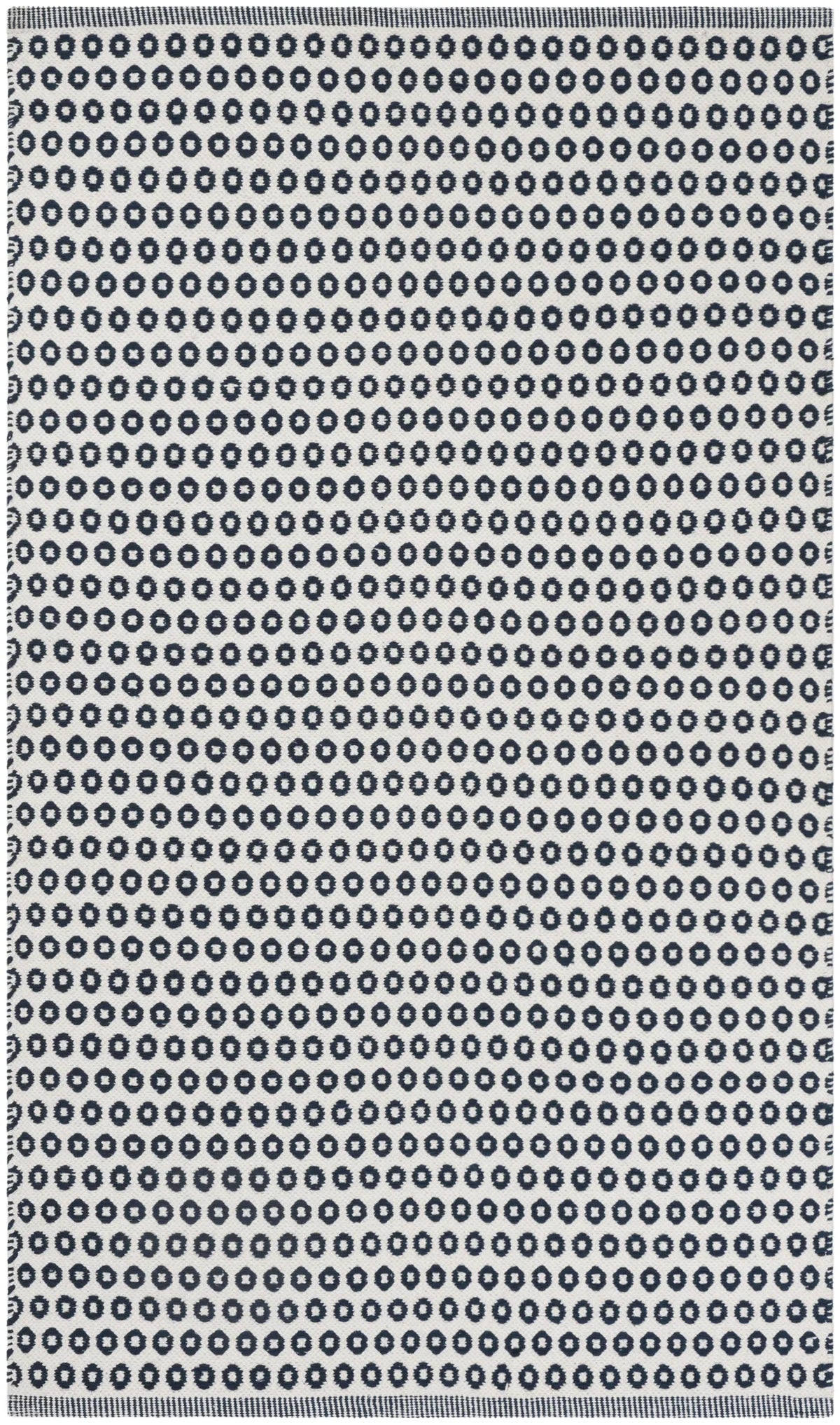 Safavieh Montauk 3'-0" x 5'-0" Rug in Navy / Ivory