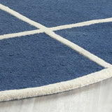 Safavieh Cambridge 6'-0" x 6'-0" Rug in Navy / Ivory