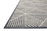 Loloi Rainier Rai-03 Denim/Ivory Rug - rug corner