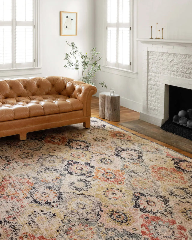 Loloi Jocelyn Joc-07 Khaki/Multi Rugs - room scene 1