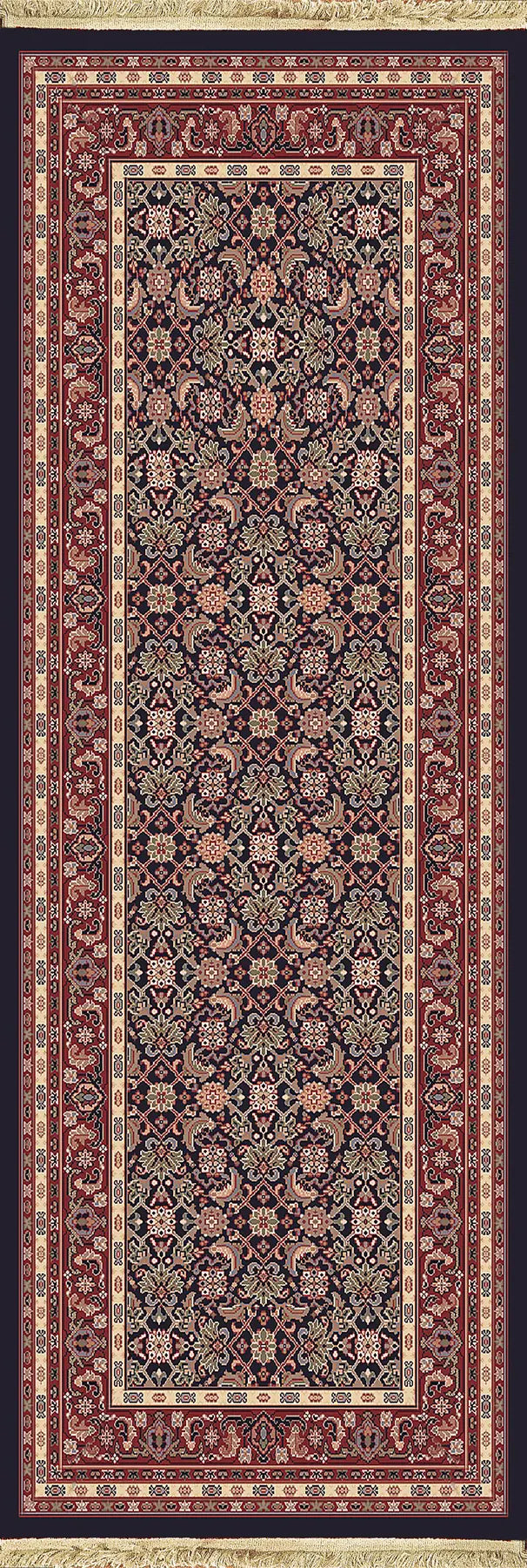 Dynamic Rugs Brilliant 72240 Navy Rugs - Runner