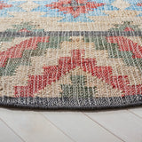 Safavieh Kilim 6'-0" x 9'-0" Rug in Natural / Red