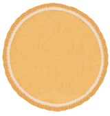 Safavieh Easy Care 6'-0" x 6'-0" Rug in Yellow / Ivory