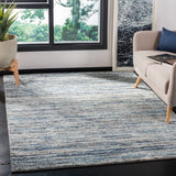 Safavieh Galaxy 4'-0" x 6'-0" Rug in Blue / Grey