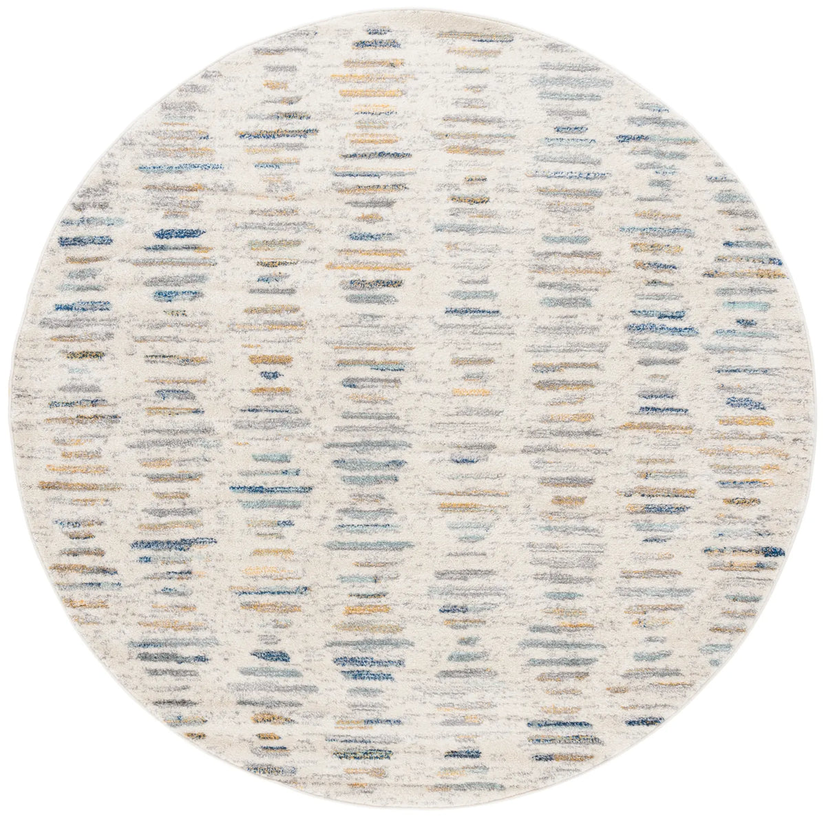 Safavieh Tulum 6'-7" x 6'-7" Rug in Beige / Grey Blue
