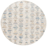 Safavieh Tulum 6'-7" x 6'-7" Rug in Beige / Grey Blue