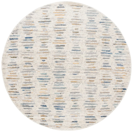 Safavieh Tulum 6'-7" x 6'-7" Rug in Beige / Grey Blue