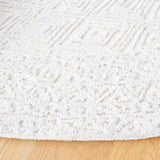Safavieh Textual 6'-0" x 6'-0" Rug in Grey / Ivory