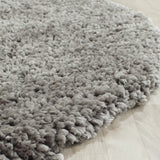 Safavieh Shag 6'-0" x 6'-0" Rug in Silver