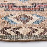 Safavieh Kilim 5'-0" x 5'-0" Rug in Natural / Blue