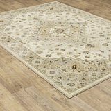 Oriental Weavers Sphinx Florence 4332X Beige/ Grey Rugs - angle detail