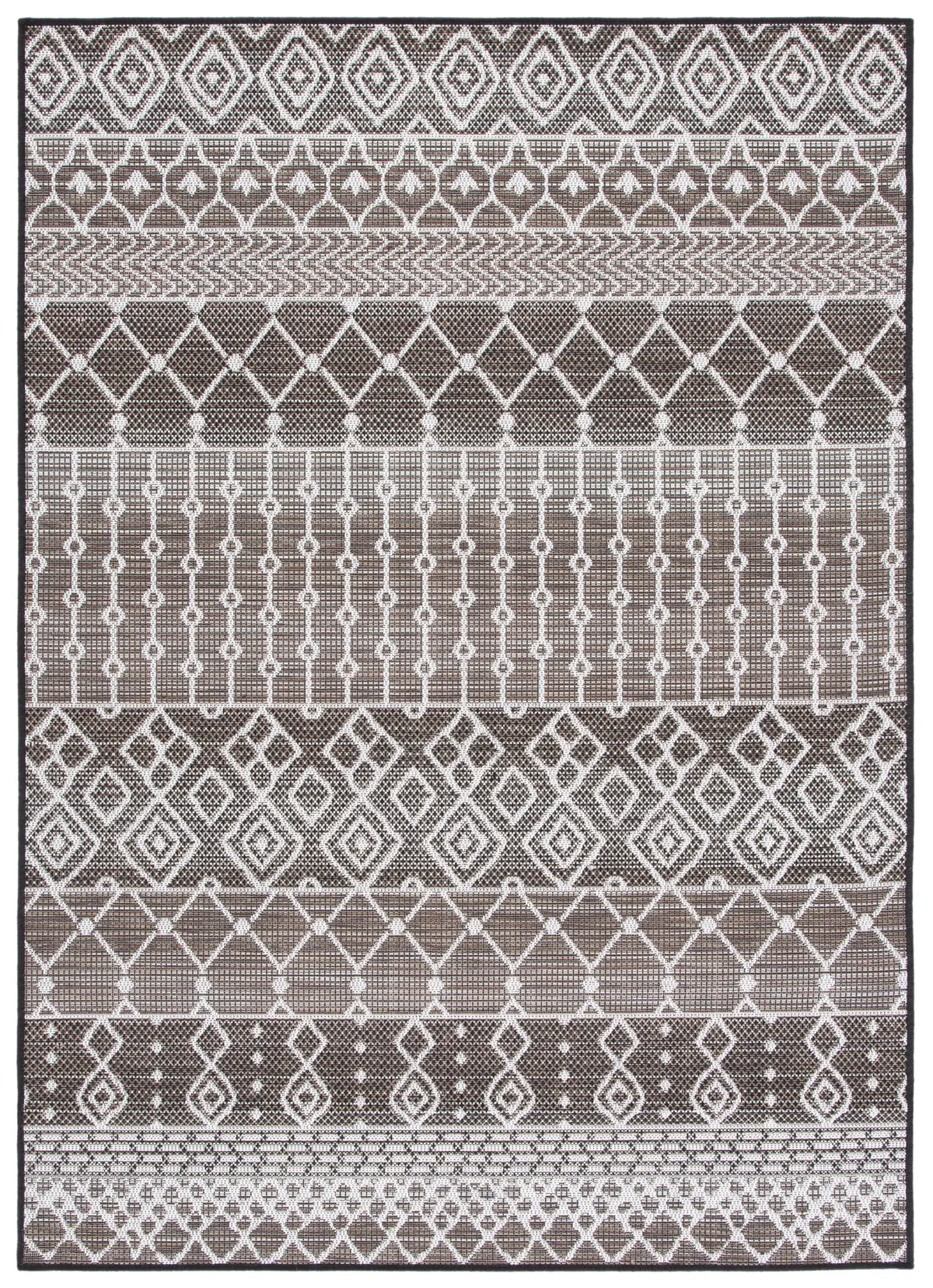 Safavieh Havana 4'-5" x 6'-5" Rug in Brown / Ivory