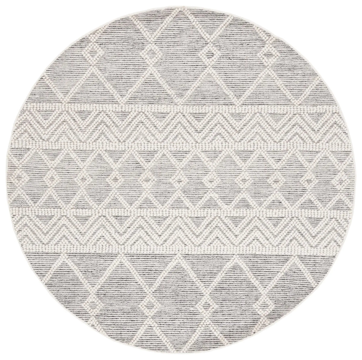 Safavieh Natura 6'-0" x 6'-0" Rug in Ivory / Black
