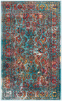 Safavieh Crystal 3'-0" x 5'-0" Rug in Light Blue / Orange