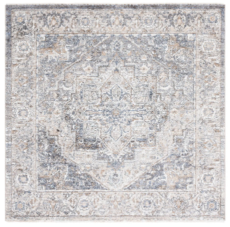 Safavieh Jasmine 5'-3" x 5'-3" Rug in Grey / Blue