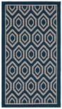Safavieh Courtyard 2'-0" x 3'-7" Rug in Navy / Beige
