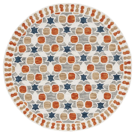 Safavieh Aspen 5'-0" x 5'-0" Rug in Ivory / Grey