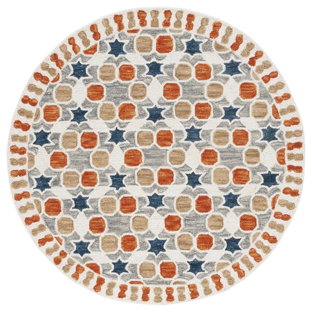 Safavieh Aspen 5'-0" x 5'-0" Rug in Ivory / Grey