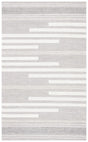 Safavieh Striped Kilim 4'-0" x 6'-0" Rug in Silver / Grey