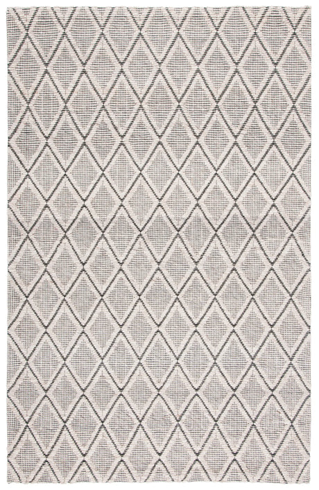 Safavieh Marbella 4'-0" x 6'-0" Rug in Silver / Black