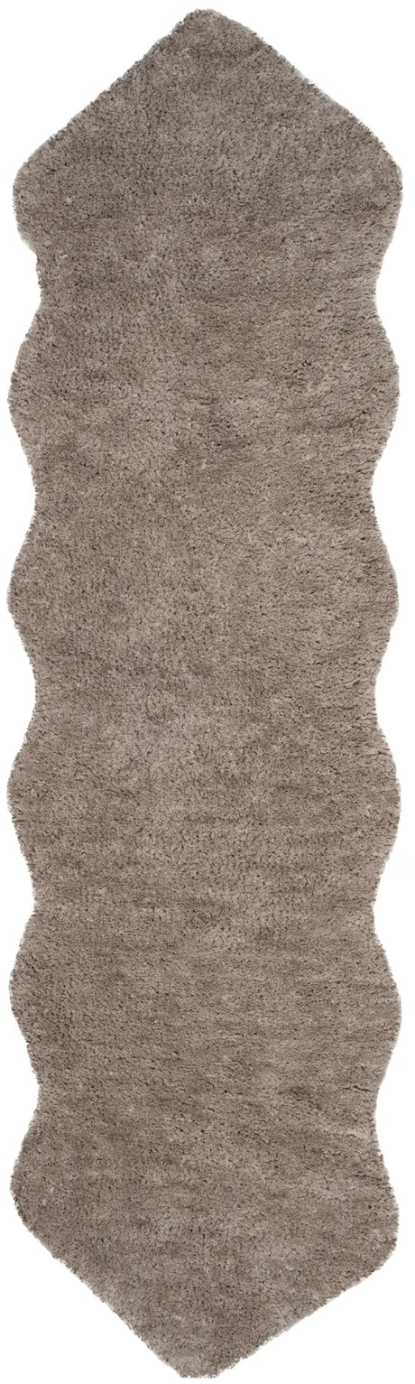 Safavieh Sheep Shag 2'-3" x 8'-0" Rug in Silver