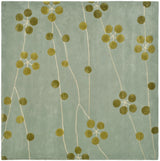 Safavieh Soho 6'-0" x 6'-0" Rug in Light Blue / Gold