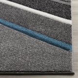 Safavieh Hollywood 4'-0" x 6'-0" Rug in Grey / Teal