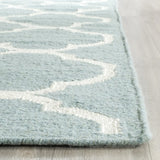 Safavieh Dhurries 3'-0" x 5'-0" Rug in Blue / Ivory