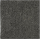 Safavieh Sga-Athens Shag 6'-7" x 6'-7" Rug in Dark Grey