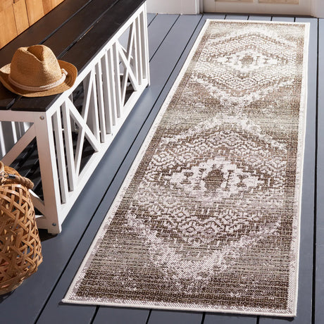 Safavieh Havana 2'-2" x 9'-0" Rug in Light Brown / Ivory