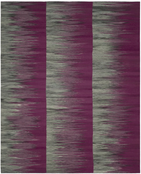 Safavieh Kilim 8'-0" x 10'-0" Rug in Purple / Charcoal